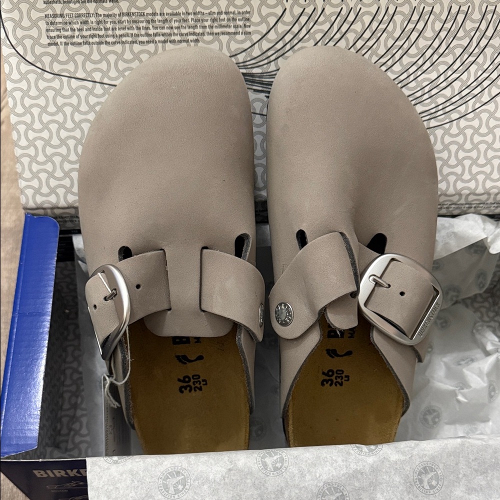 Birkenstock Boston Big Buckle (Stone Coin) - Picture 3 of 6